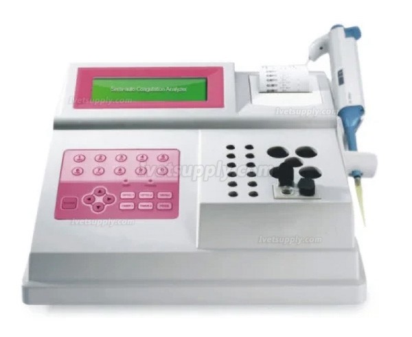 Veterinary Coagulation Analyzer Double Channel Animal Coagulation Analyzer Machine